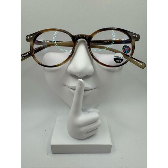 eyebobs Case Closed eyeglass frames multi brown stripes ombré new with small def - Picture 1 of 4
